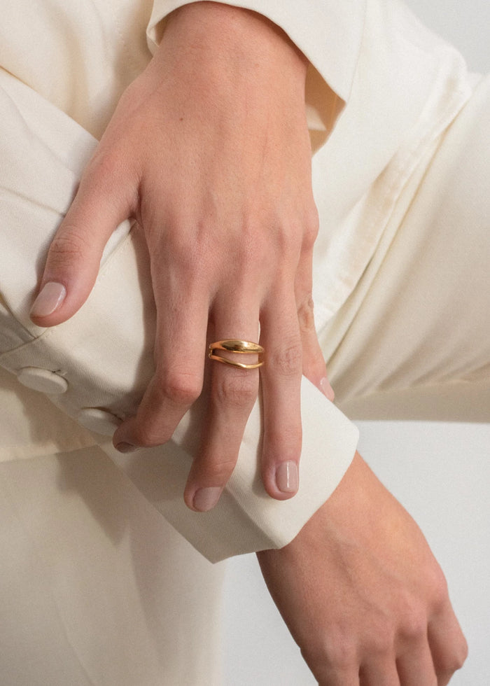 Anillo Golden Doble