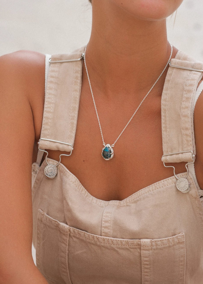 Chrysocolla Groovy Necklace