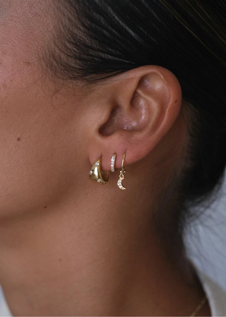 Big Shiny Stars Earrings