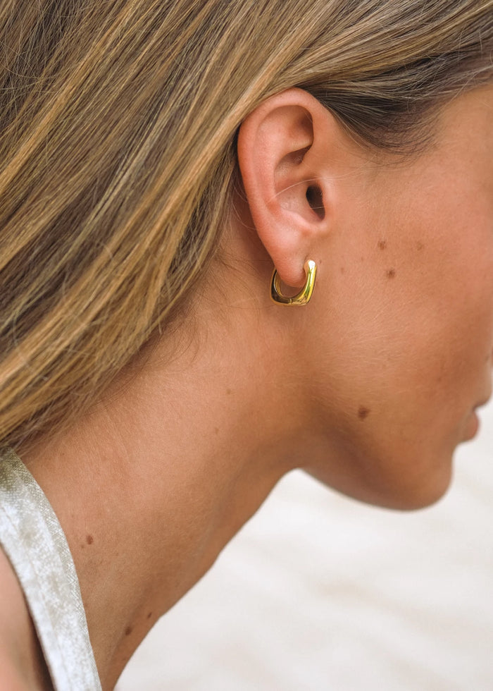 Pendientes Square Hoop