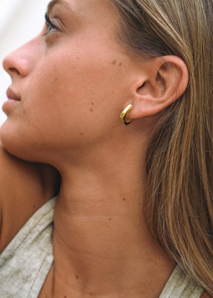 Pendientes Square Hoop