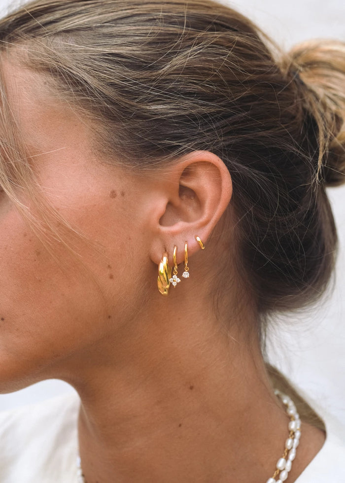 Pendientes Shine White