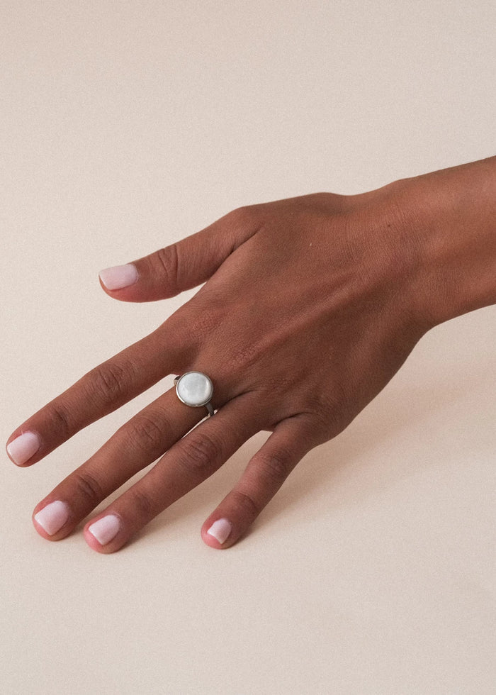 Anillo White Moon