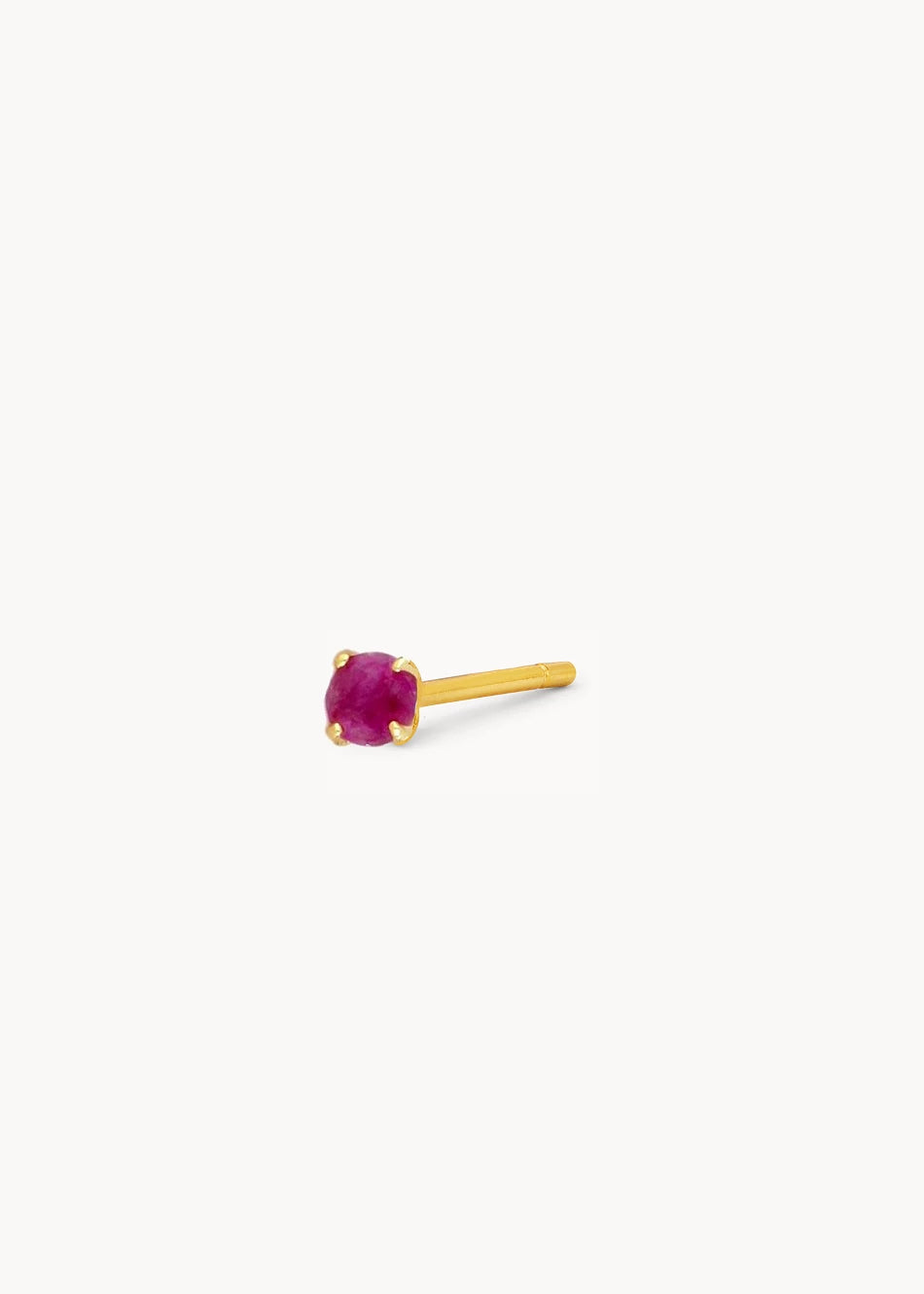 Fuchsia Chalcedony Detail Earring