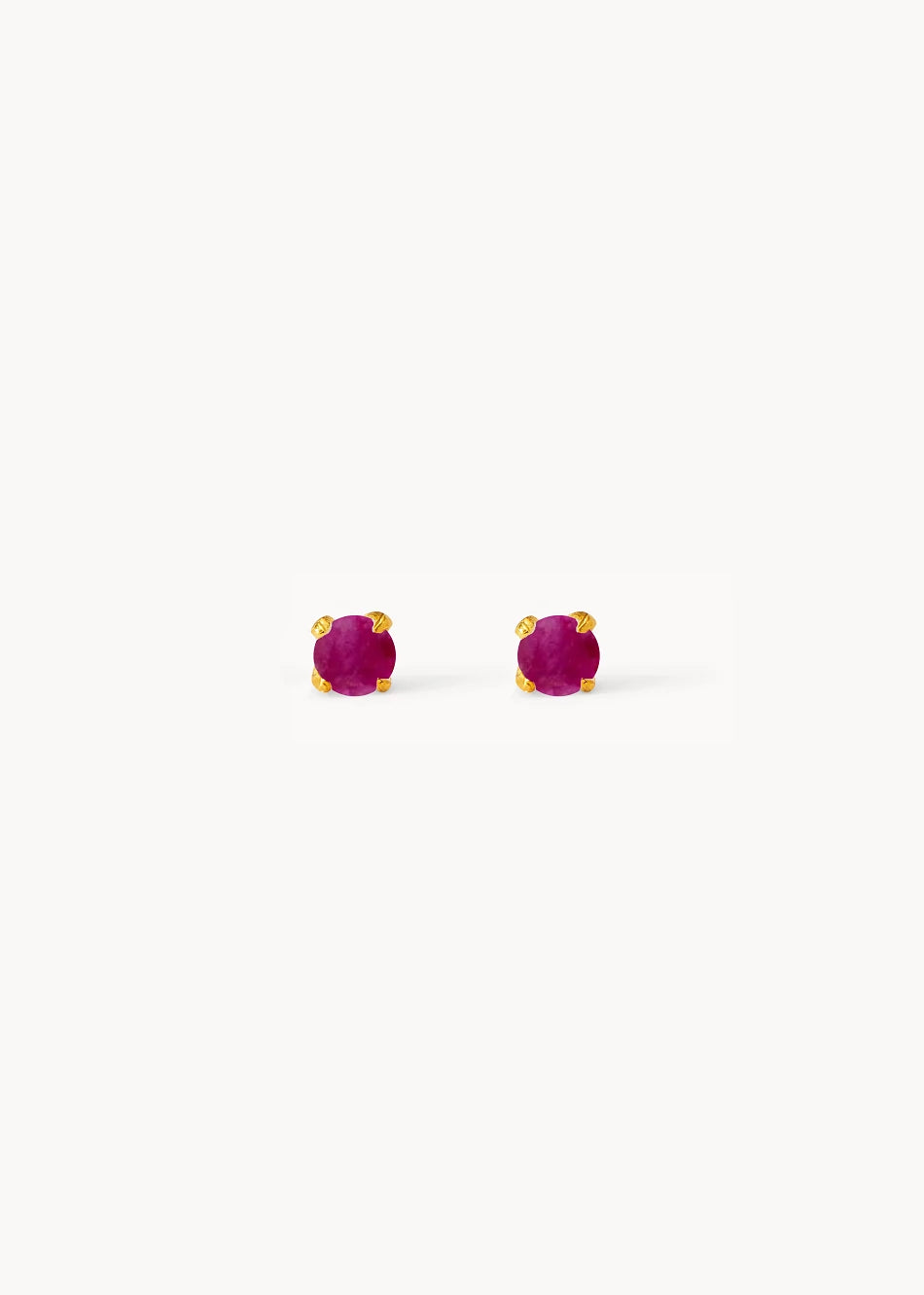Fuchsia Chalcedony Detail Earring