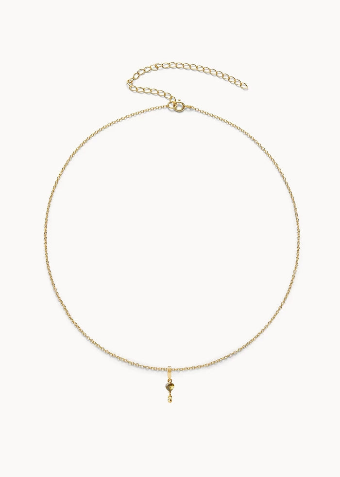 Ma Cherie Olive Green Necklace