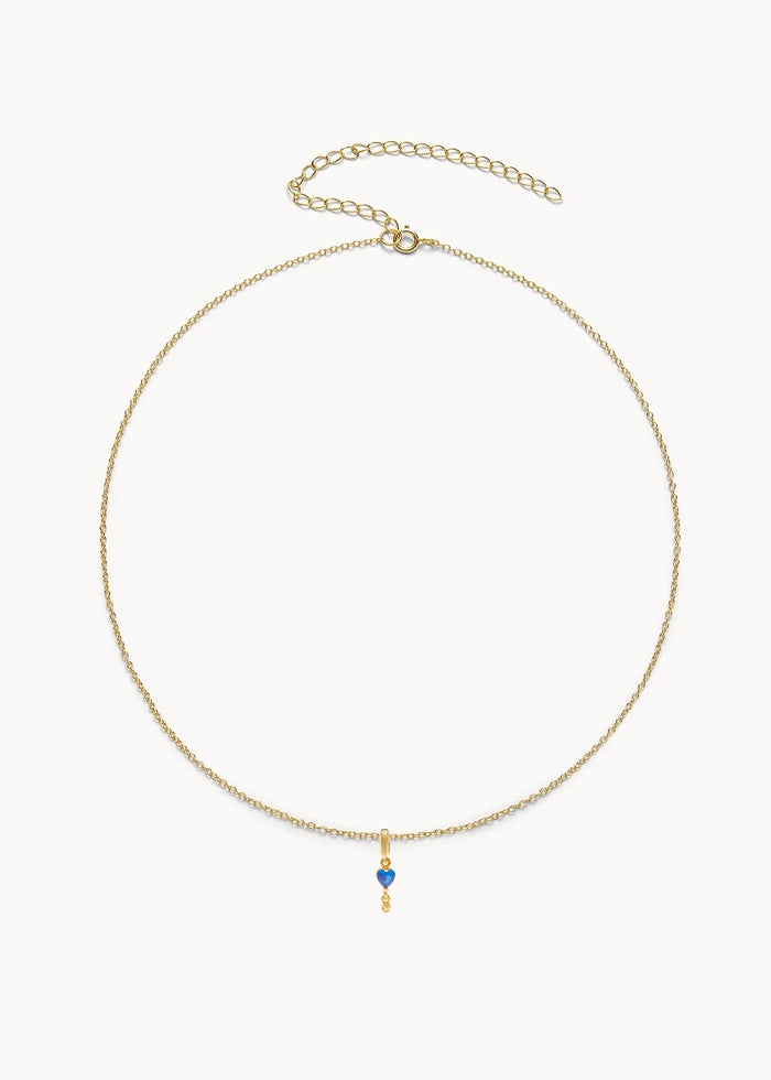 Collar Ma Cherie Azul Profundo