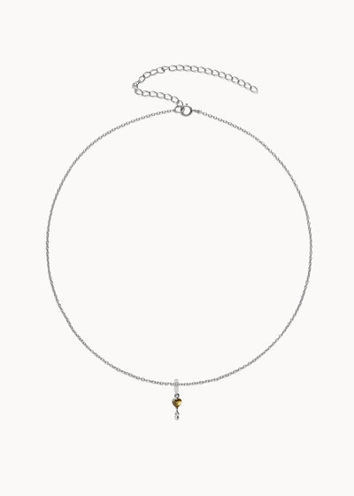 Ma Cherie Olive Green Necklace