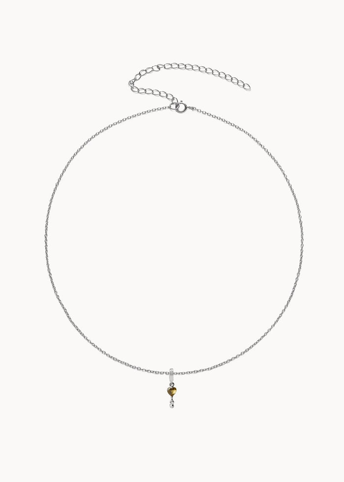 Ma Cherie Olive Green Necklace