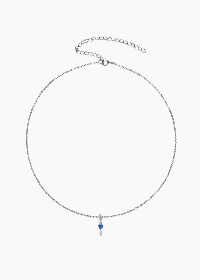 Collar Ma Cherie Azul Profundo