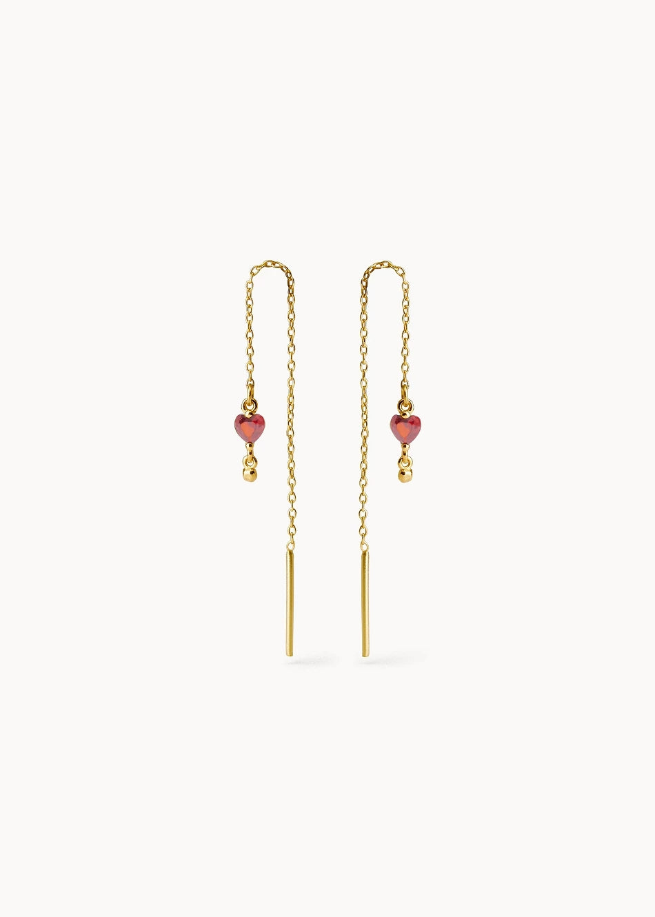 Pendientes Ma Cherie Roja