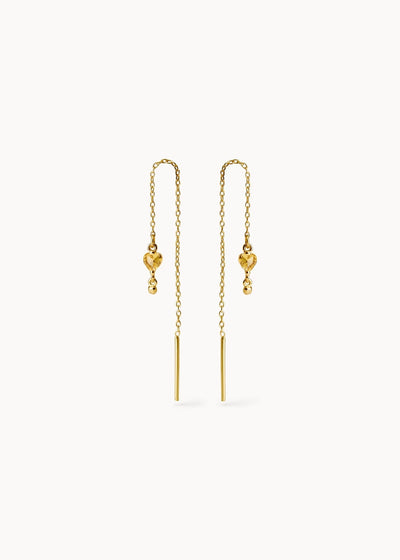Pendientes Ma Cherie Amarilla