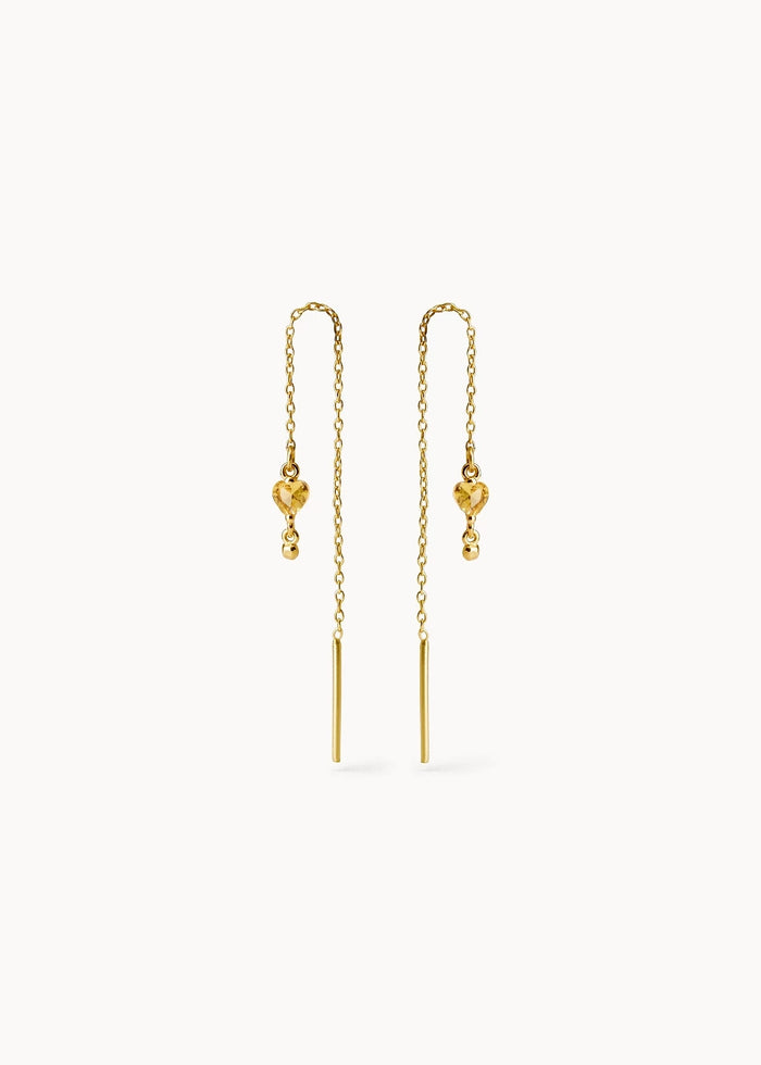 Pendientes Ma Cherie Amarilla
