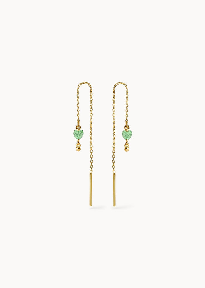 Ma Cherie Green Earrings