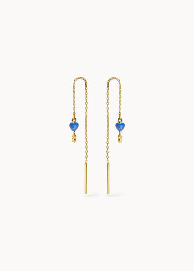 Pendientes Ma Cherie Azul Profundo