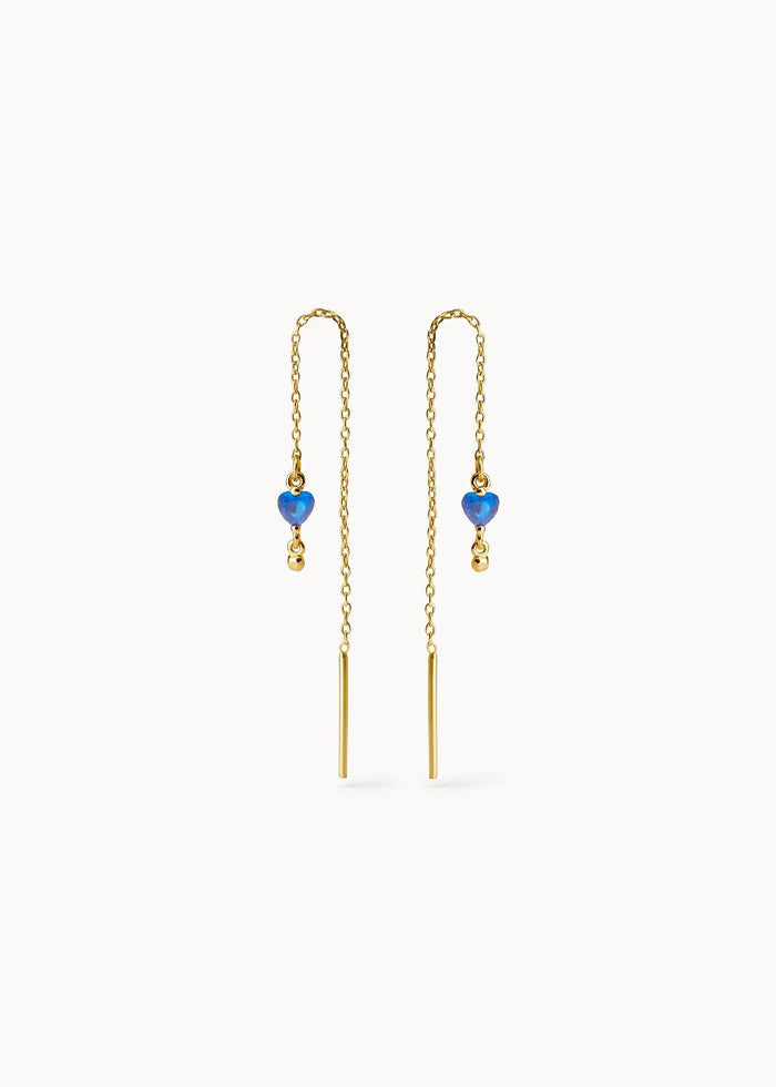 Pendientes Ma Cherie Azul Profundo