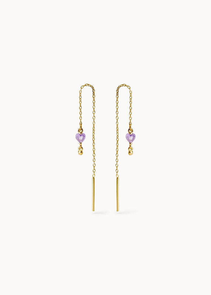 Ma Cherie Violet Earrings