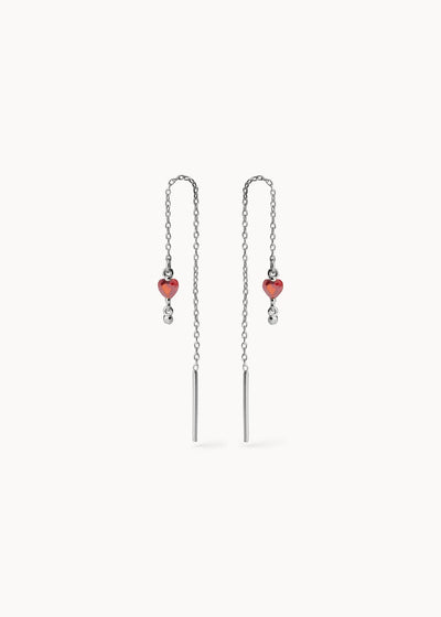 Pendientes Ma Cherie Roja