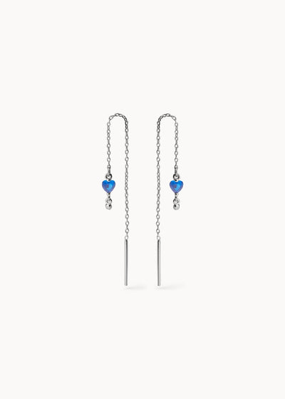 Pendientes Ma Cherie Azul Profundo