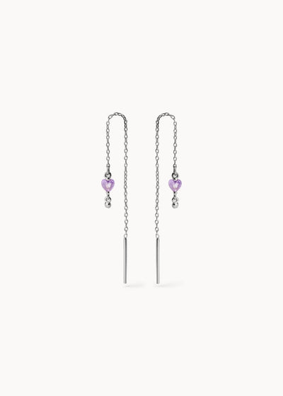 Pendientes Ma Cherie Violeta