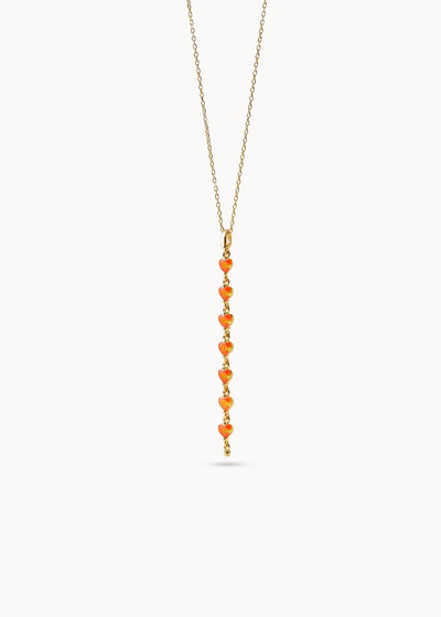 Ma Chérie Drop Orange Necklace