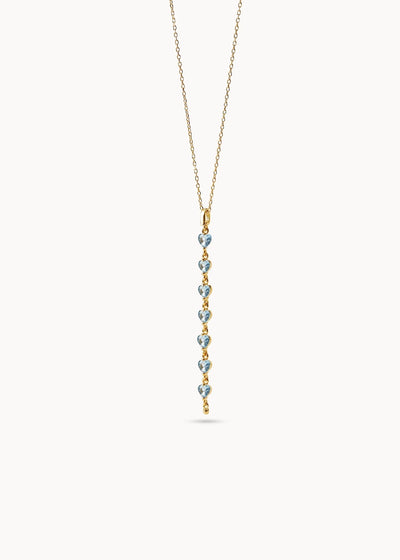 Ma Chérie Drop Blue Necklace
