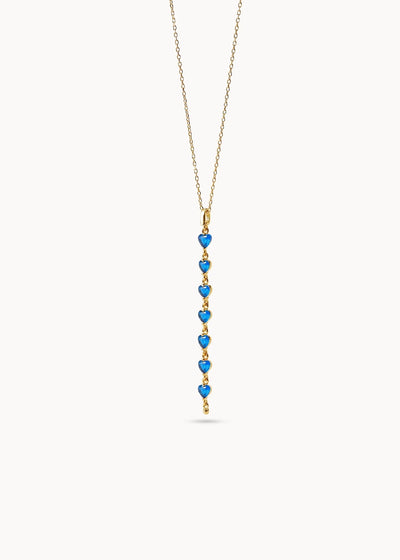 Ma Chérie Drop Deep Blue Necklace