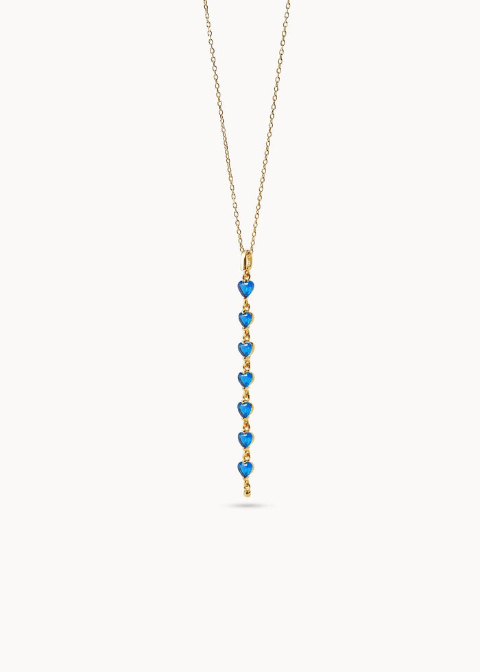 Collar Ma Chérie Drop Azul Profundo