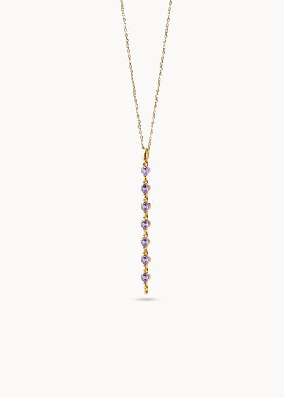 Ma Chérie Drop Violet Necklace