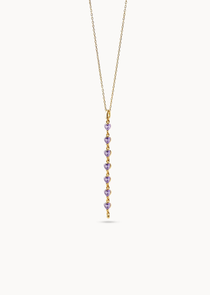 Collar Ma Chérie Drop Violeta