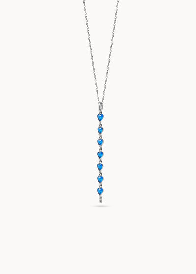 Ma Chérie Drop Deep Blue Necklace
