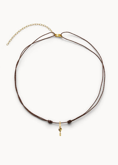 Brun Ma Cherie Olive Green Necklace