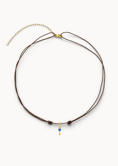 Brun Ma Cherie Deep Blue Necklace