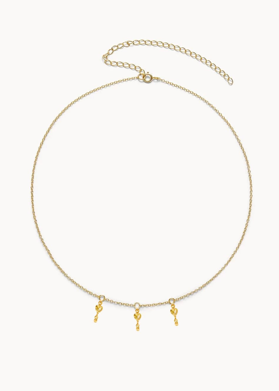 Collar Mon Amour Amarilla en oro