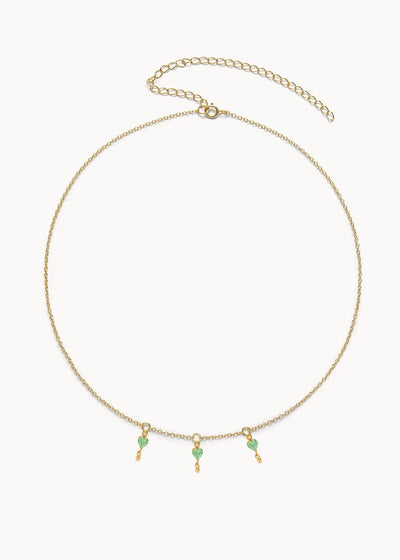 Mon Amour Green Necklace