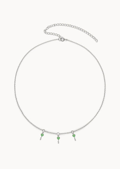 Mon Amour Green Necklace
