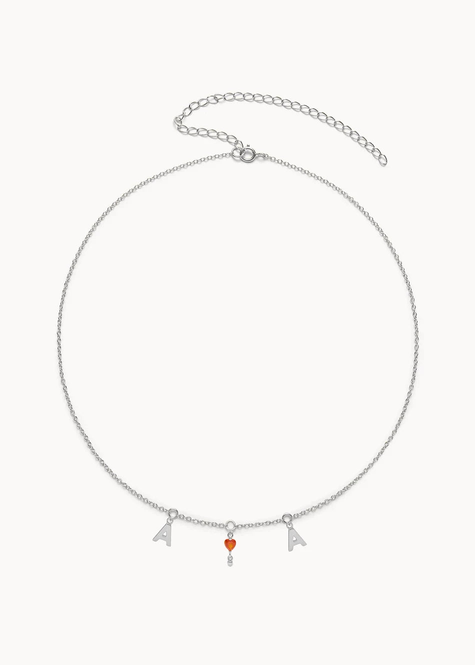 Collar Dans le Coeur Naranja