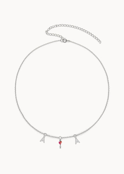 Dans le Coeur Pink Necklace