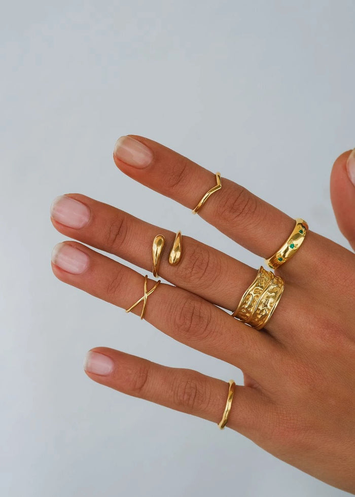 Anillo Midi Cruz