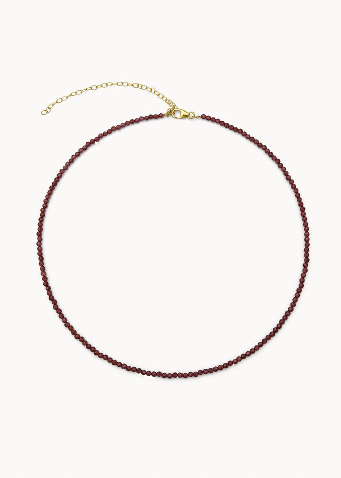 Collar Full Stone Granate de Mozambique