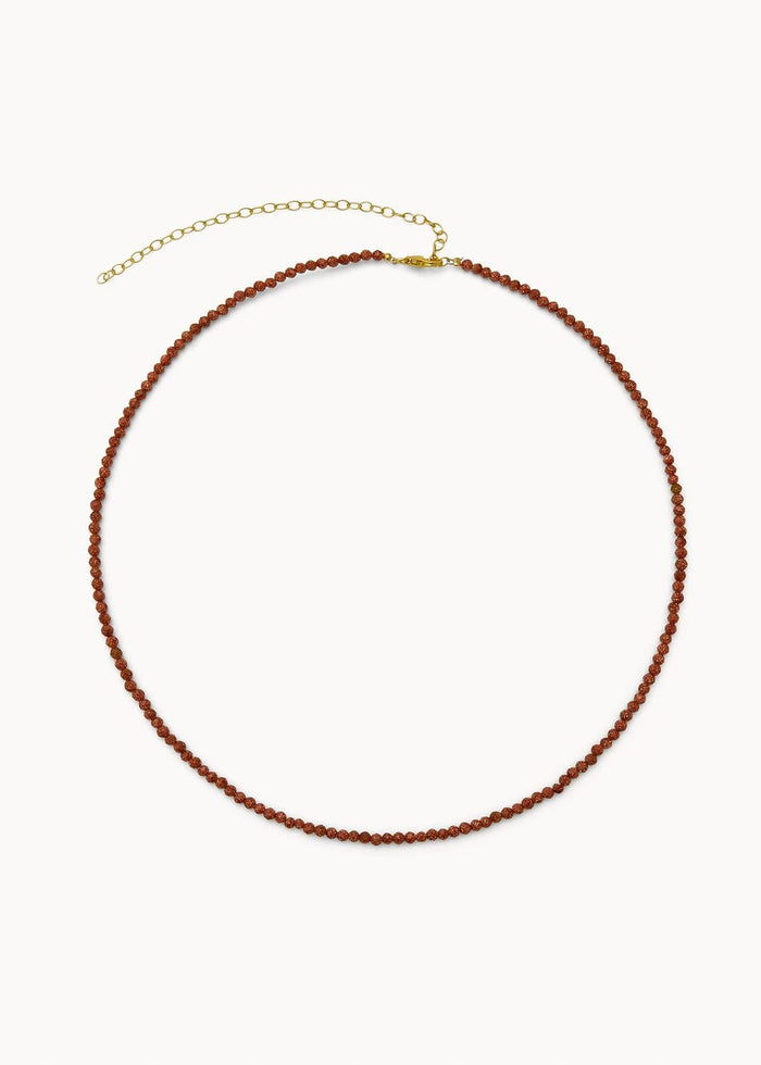 Full Stone Sunstone Necklace