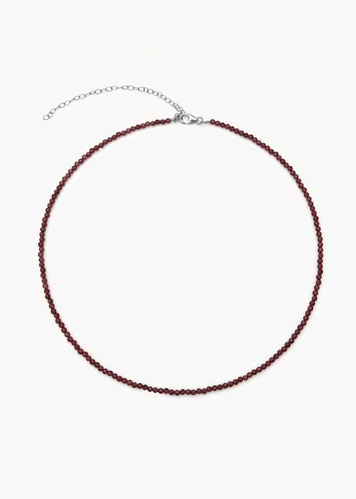 Collar Full Stone Granate de Mozambique