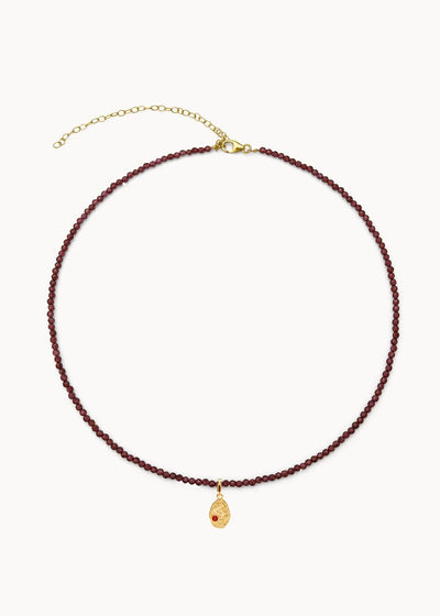 Stone Energy Mozambique Garnet Necklace