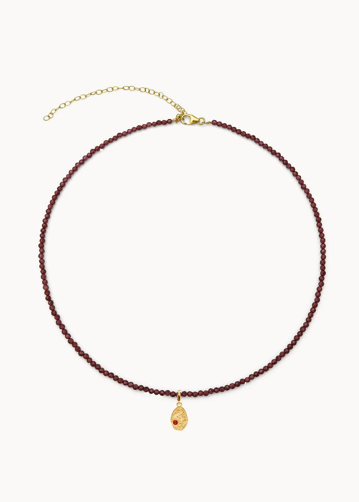Stone Energy Mozambique Garnet Necklace