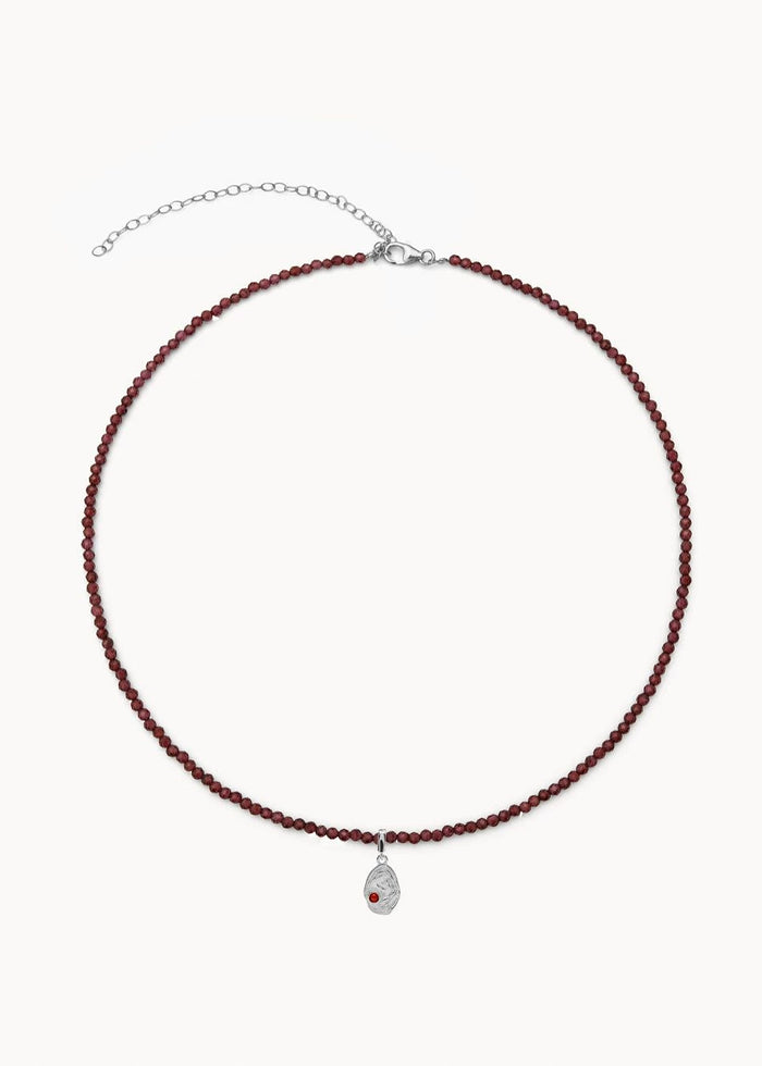Stone Energy Mozambique Garnet Necklace