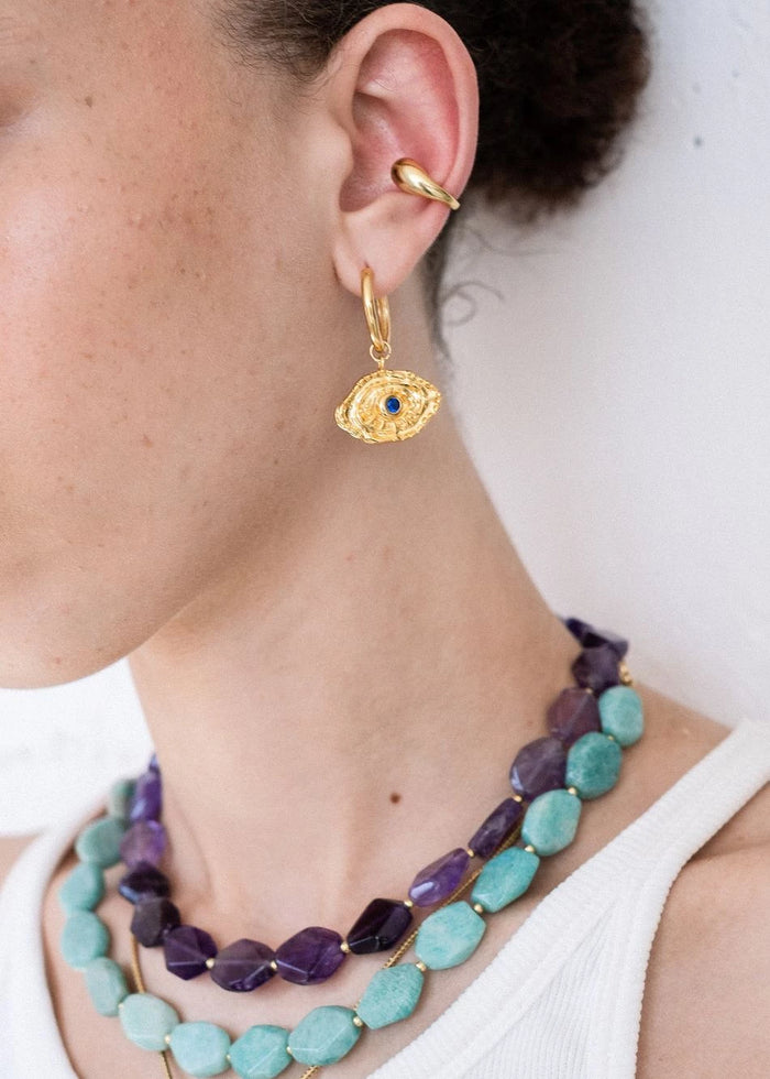 Drop of Gold Ear Cuff