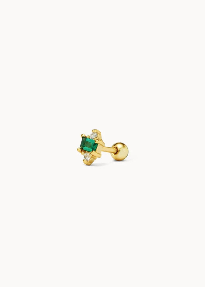 Piercing Verde Doble