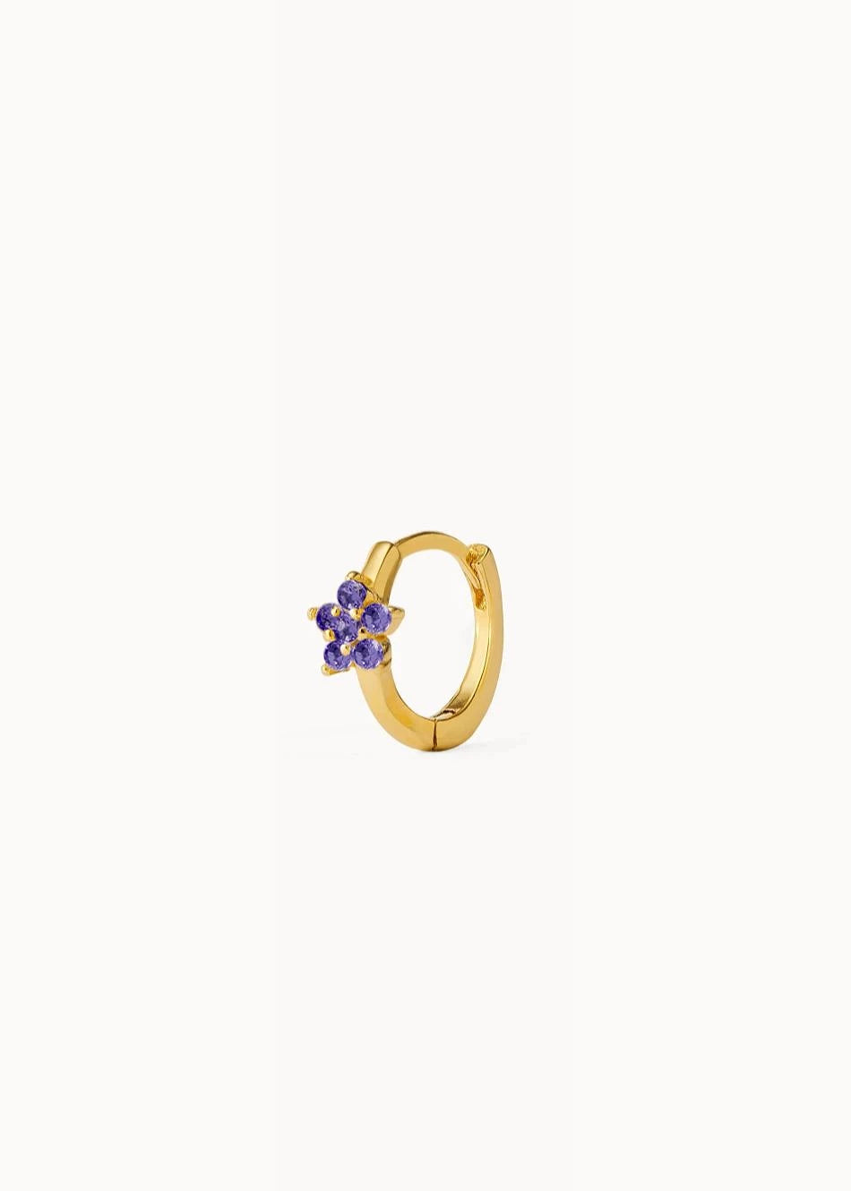 Hada White Hoop Piercing