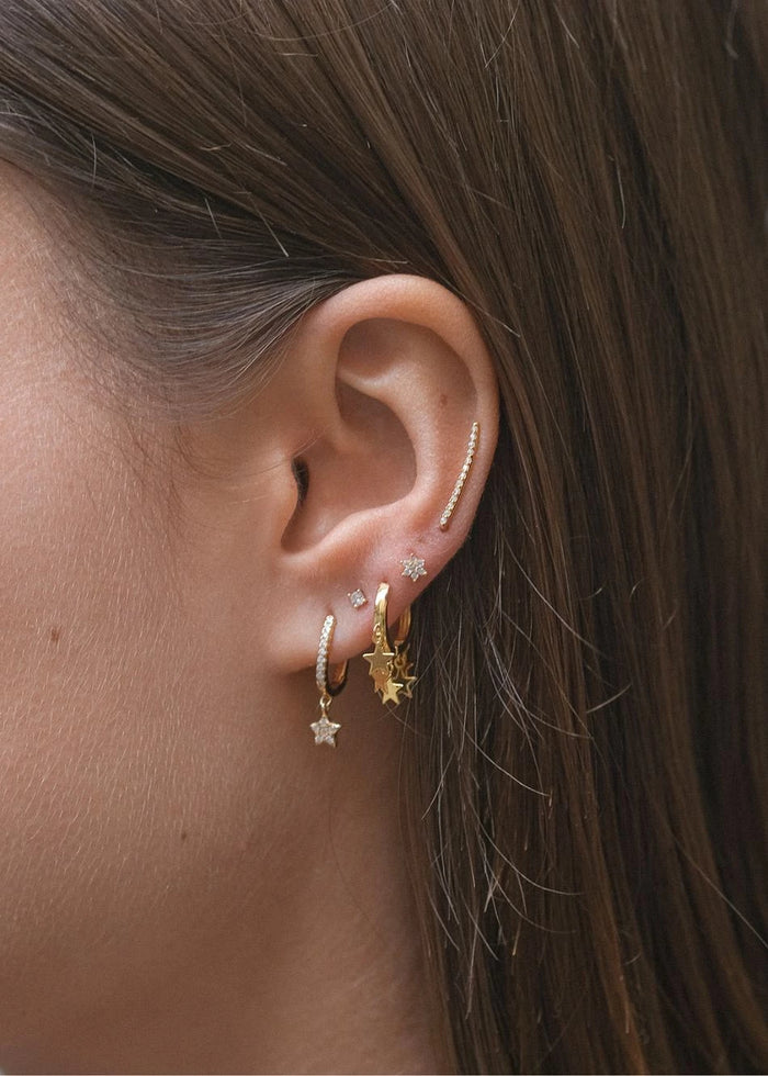 Nuit Drop Hoop Piercing