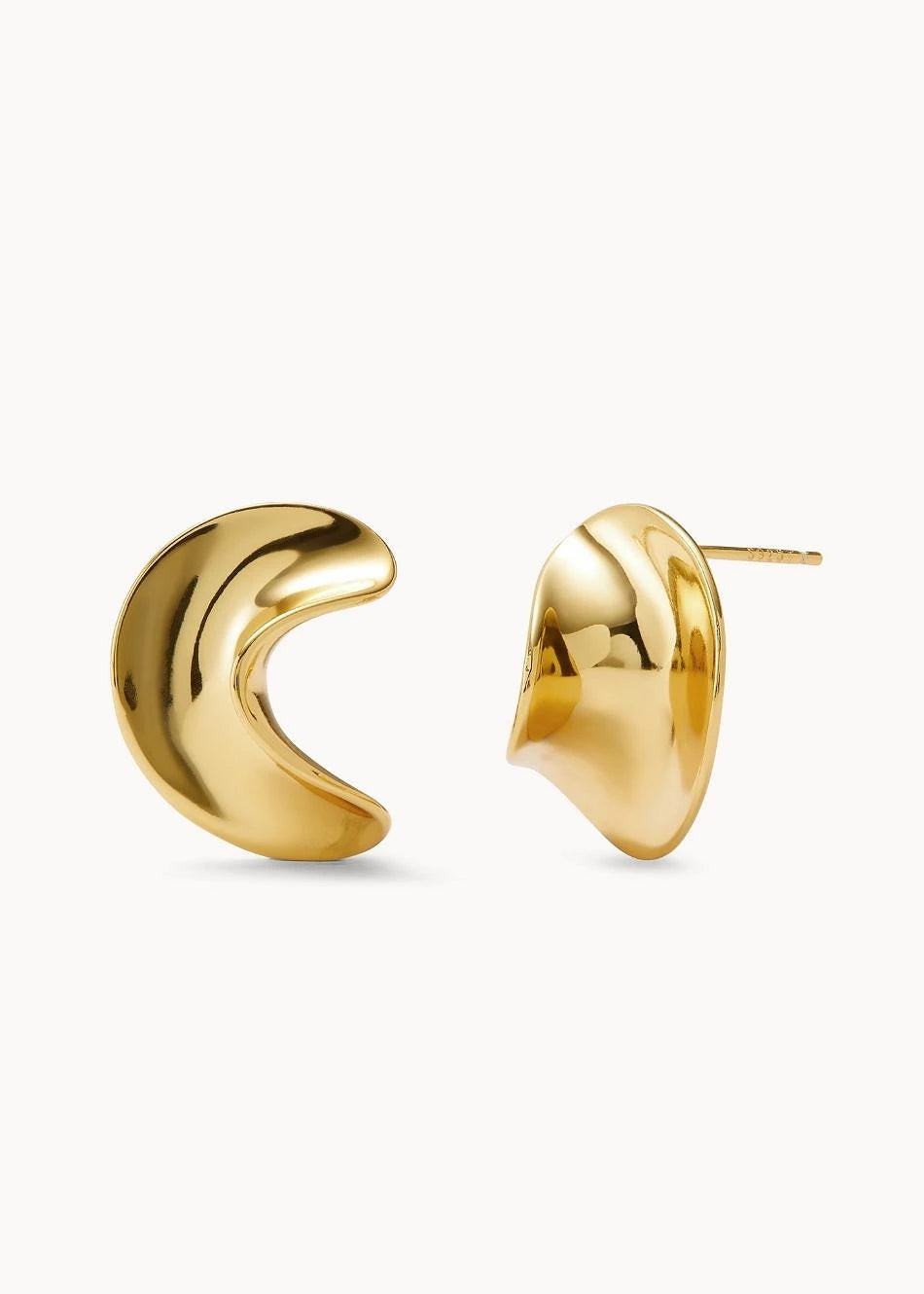 Abstract Moon Earrings